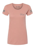 GLK AP96364 GLOCK GIRL FLAG TEE L   PINK