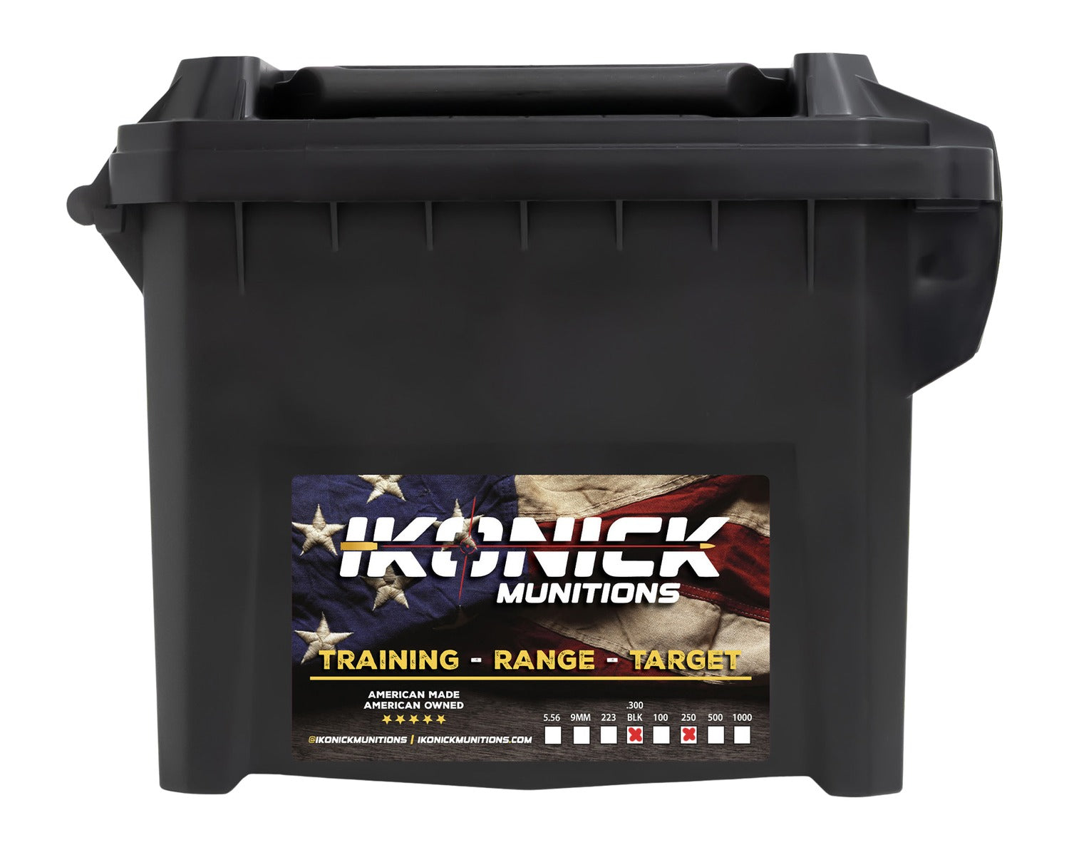 IKONICK IU-300-147FM-C250 300BO 147GR FMJBT 250RDS