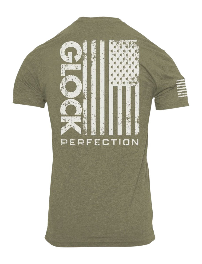 GLK AP96399 PERFECTION FLAG TEE L   GRN