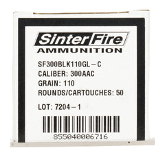 SINTERFIRE SF300BLK110GL-C 300 BO GL 110G LF 50/10