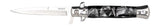 RUKO RUK0184BP    420A 4"BLK PEARL ACRYLIC FOLDING