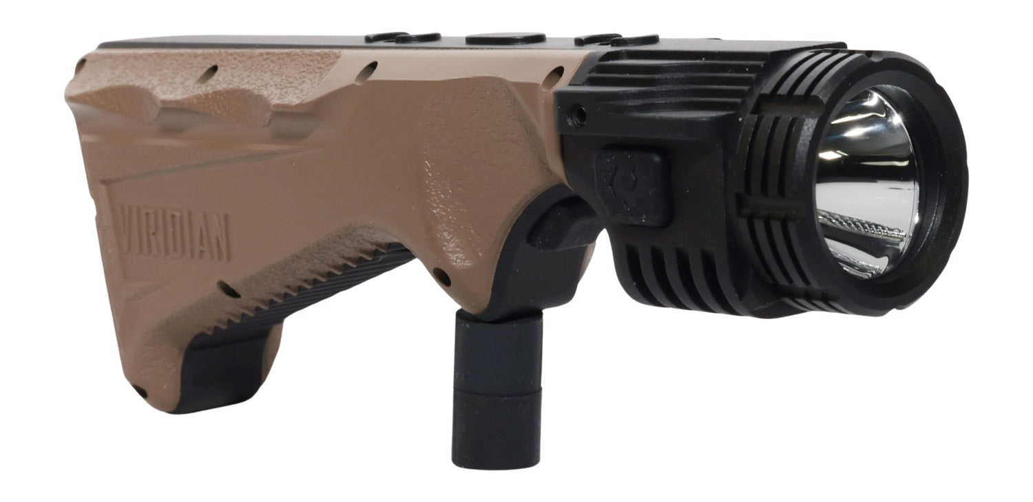 VIR 912-0104  4LUX 2K ANGLED FOREGRIP W/GRN LS FDE
