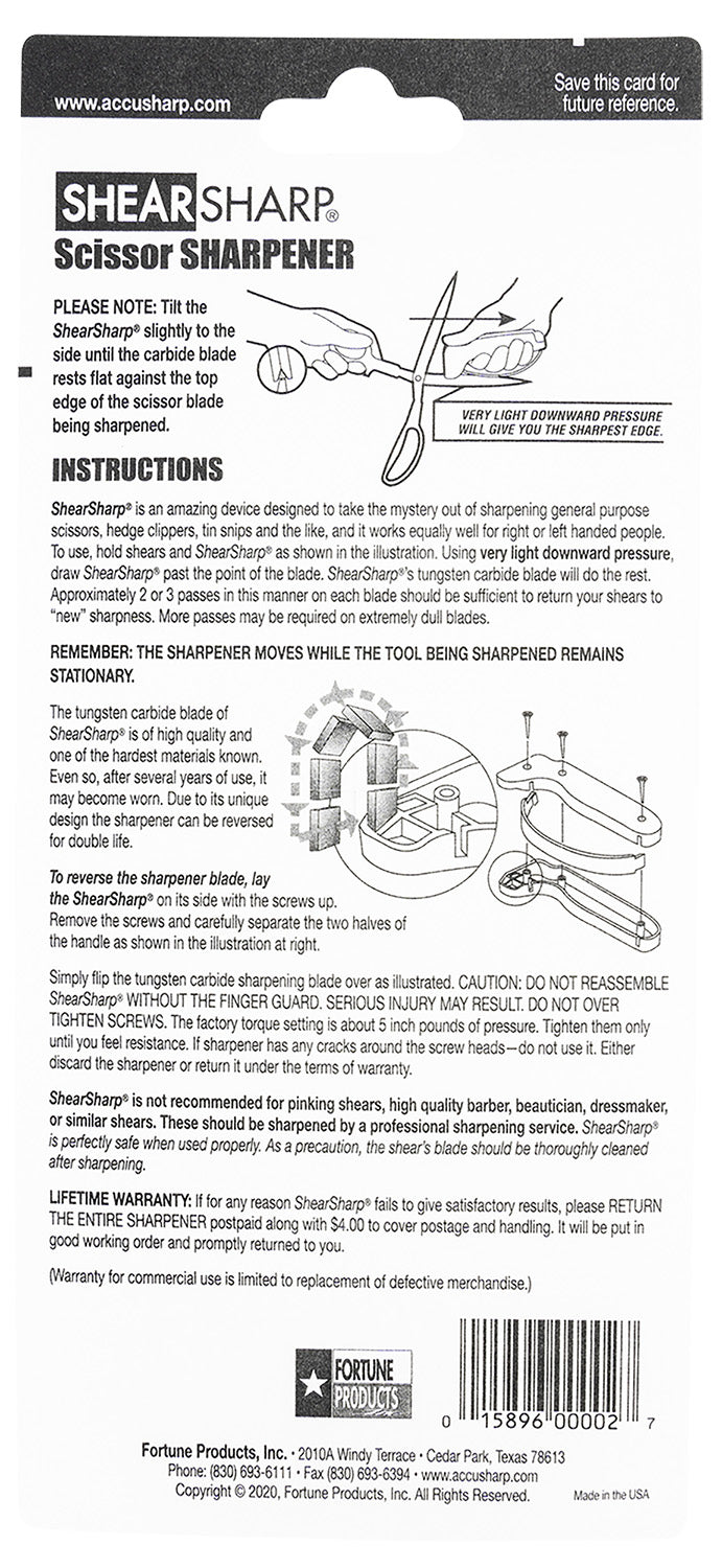 FPI 002C  SHEARSHARP SCISSOR SHARPENER