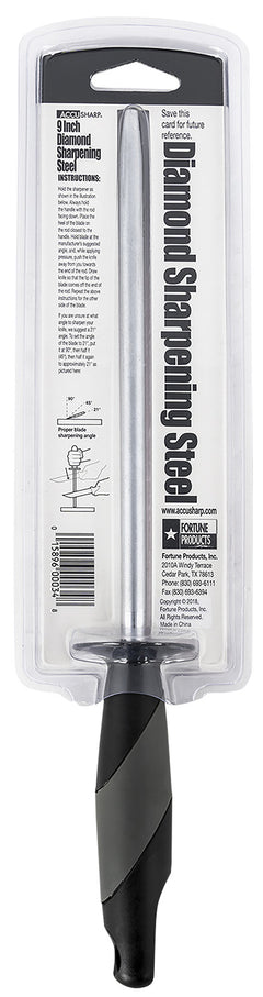 FPI 034C  ACCUSHARP 9IN DIAMOND BUTCHER STL SHRPNR