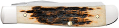 CASE 00013 AMBER BONE PEACH SEED JIG MINI TRAPPER