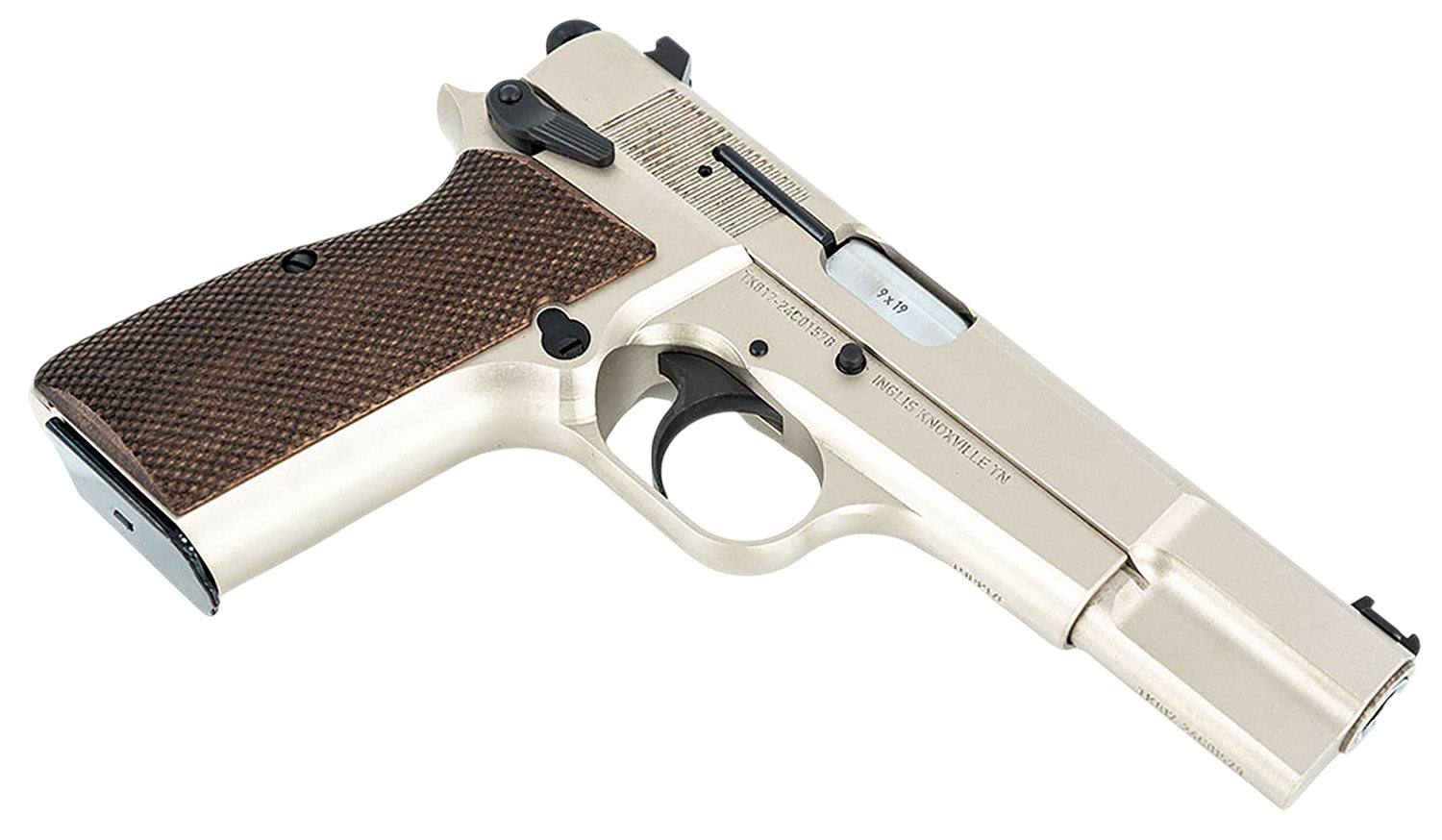 INGLIS 12000001 P-35-N HIPOWER 9MM 4.7 NKL 15/15