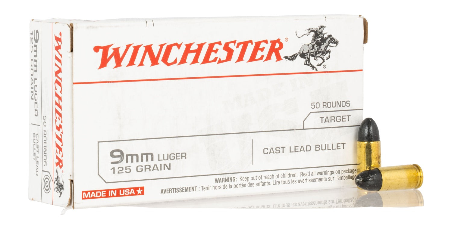 WIN USA9MM125 9MM USA TARGET CLB 125GR   50/10