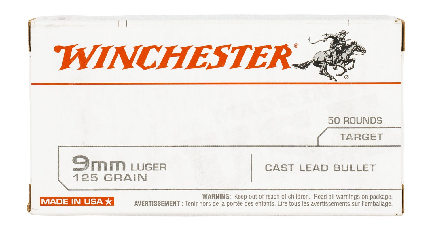 WIN USA9MM125 9MM USA TARGET CLB 125GR   50/10