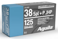 AGUILA 1E382527      38SP     125JHP         50/10