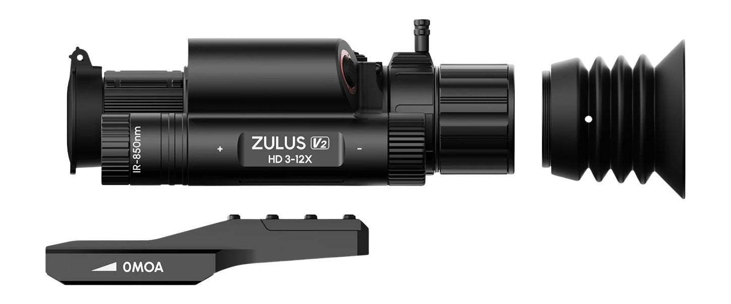 DNT ZHD312RV2 ZULUS HD 3-12X V2  D/N W/LSR RF