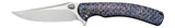 CIVIVI WE25061B-3  DRACARYS 3.58 FLAMED TITANIUM
