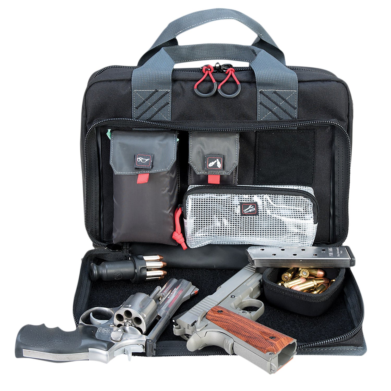 GPS 1310PC      QUAD PISTOL RANGE BAG          BLK