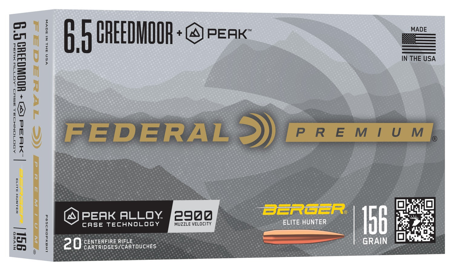FED P65CRDPKBH1    65CRD+PEAK 156GR BEH      20/10