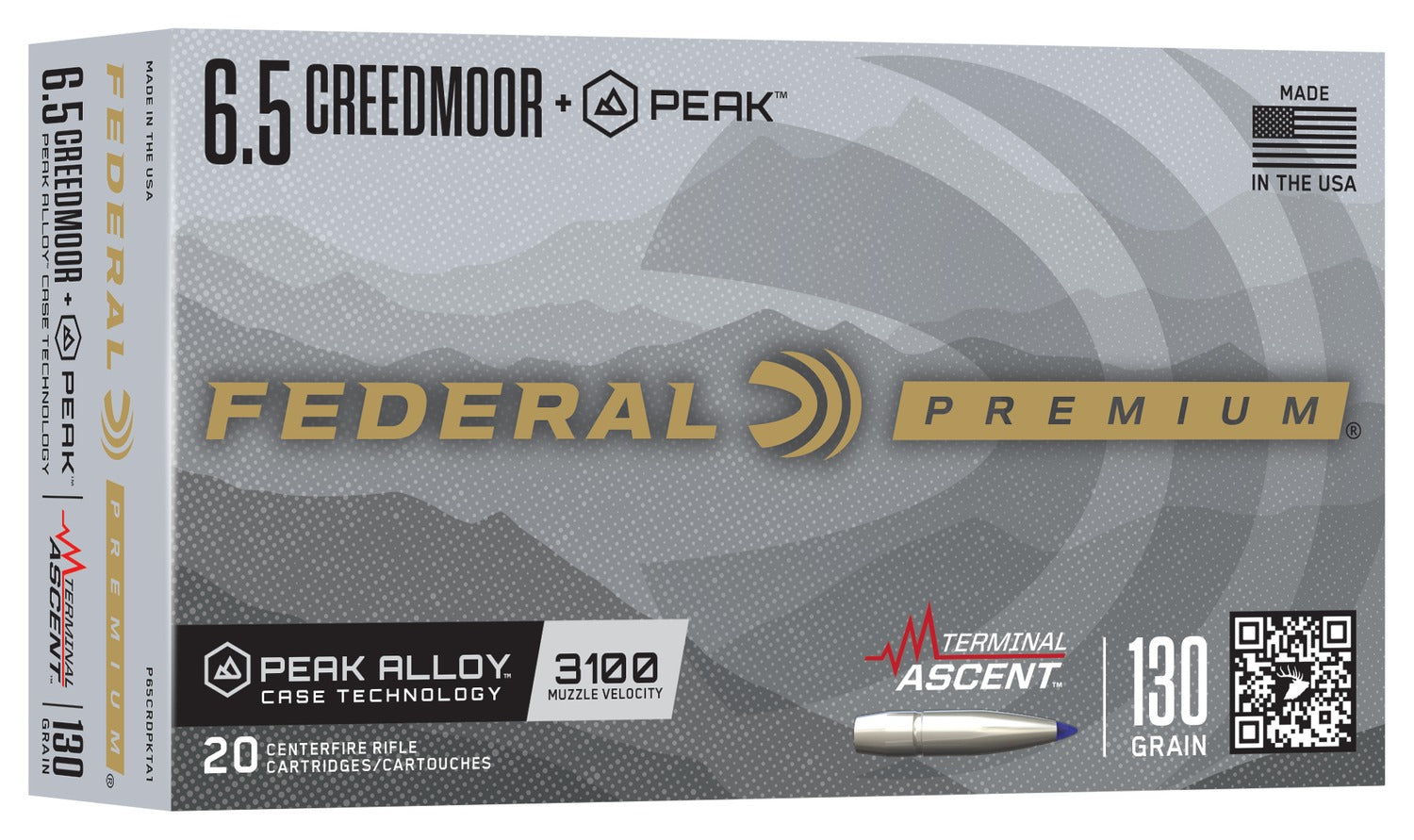 FED P65CRDPKTA1    65CRD+PEAK 130GR TA       20/10