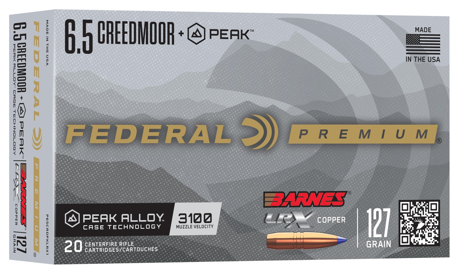 FED P65CRDPKLRX1   65CRD+PEAK 127GR BLRX     20/10