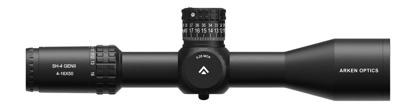 ARKEN SH4GII-4160VHR 4-16X FFP VAR HNTR 34MM MOA