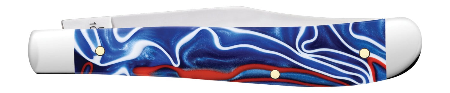 CASE 11229 PATRIOTIC KIRINITE SLIMLINE TRAPPER