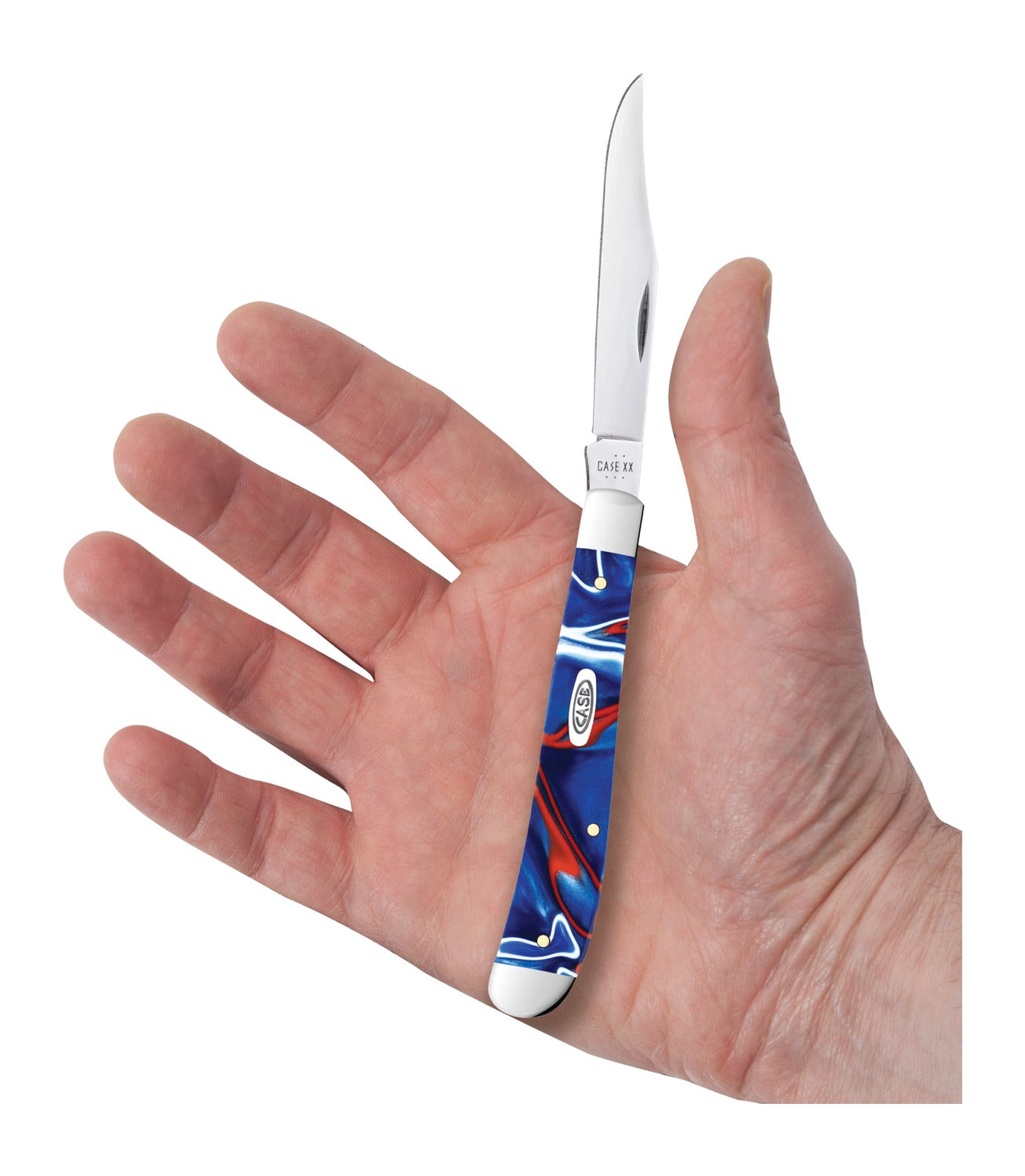 CASE 11229 PATRIOTIC KIRINITE SLIMLINE TRAPPER