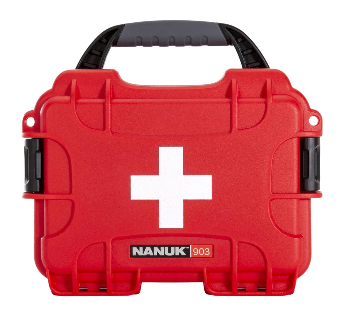 NANUK 903S-880RD-PA0-FSA02 903 FIRST AID CASE RED
