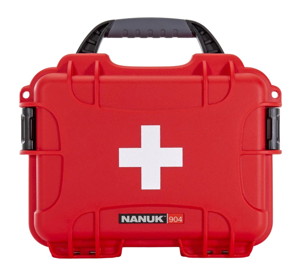 NANUK 904S-880RD-PA0-FSA02 904 FIRST AID CASE RED