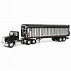 Spec Cast Mey 004 1/64 Meyer 9140RT Boss AG Semi Tractor/Trailer Set w/ Black Peterbilt 385