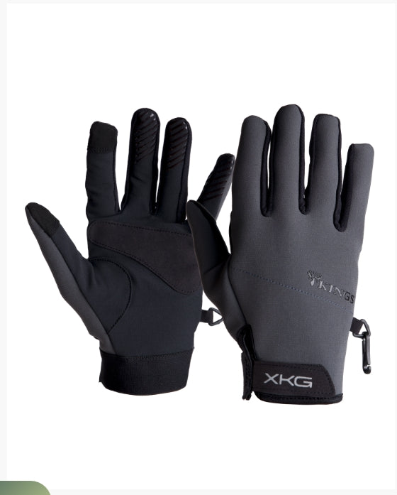 King's Camo XKG Midweight Gloves Charcoal