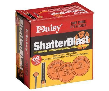 Daisy Shatter Blast Breakable Refill Target 2 in. Disks (60 Pack)