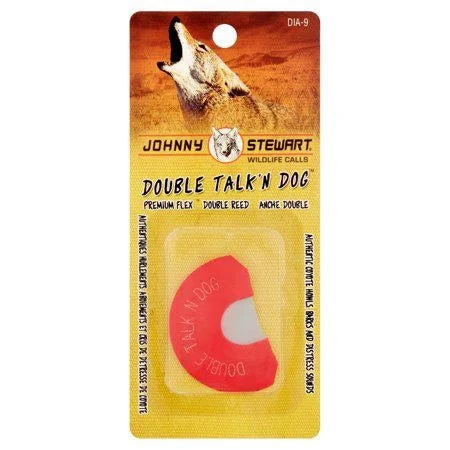 Johnny Stewart Wildlife Calls Double Talk N Dog Double Reed Diaphragm