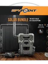 Spy Point Flex-M Solar Bundle | Flex-M Trail Camera and Compact Solar Panel | Cellular Trail Camera Value in Hunting Accessories