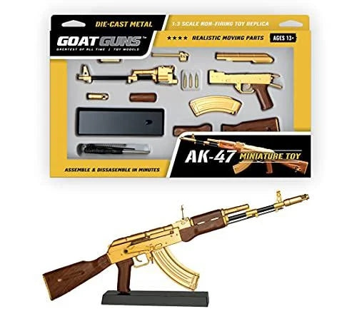 Goatguns Miniature AK47 Model Gold