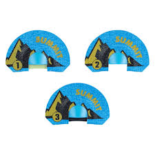 Phelps Game Calls Summit Series Pack - Elk Diaphragms with Half Dome Design for Bull and Cow Sounds Across All Air Pressures