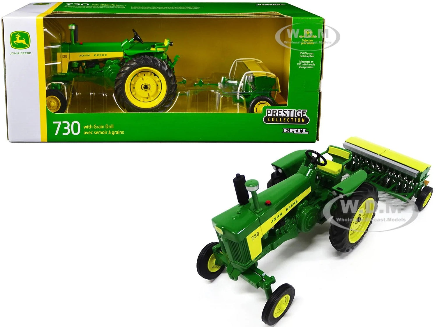 John Deere 1/16 730 with Grain Drill Prestige Collection
