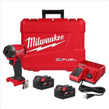 Milwaukee M18 Fuel 18 V 1/4 in. Cordless Brushless Impact Driver Kit (Battery & Charger)