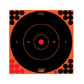 Pro-Shot 12BORNGE5PK Splattershot Peel & Stick Self-Adhesive Orange/Black Bullseye 12