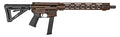 DB9R 16" Diamondback W/ 15" M-lok Rail W/ Full PIC&QD Mounts Midnight Bronze