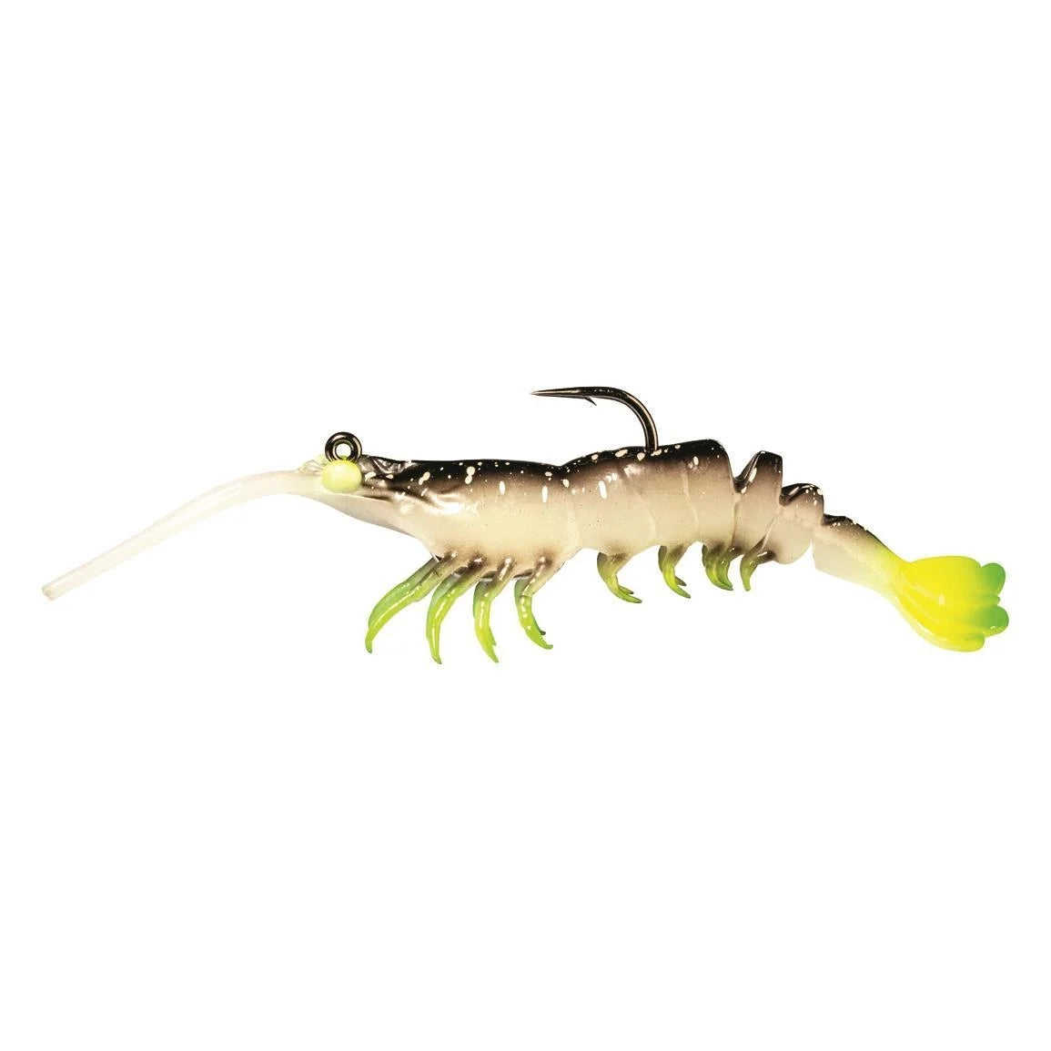81535658 PrawnstarZ Shrimp Lure, Glow Chartreuse