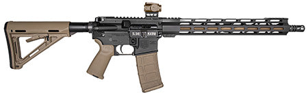 DB15 FDE Cerakote Diamondback W/15" M-Lok Rail, Black, W/FDE Furniture