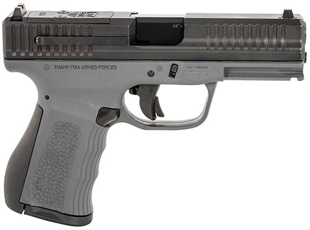 FMK G9C1EPROP Elite Pro Plus Single 9 mm 4.5 in. Threaded Barrel 14 Round 3-Dot & Red Dot Black Pistol