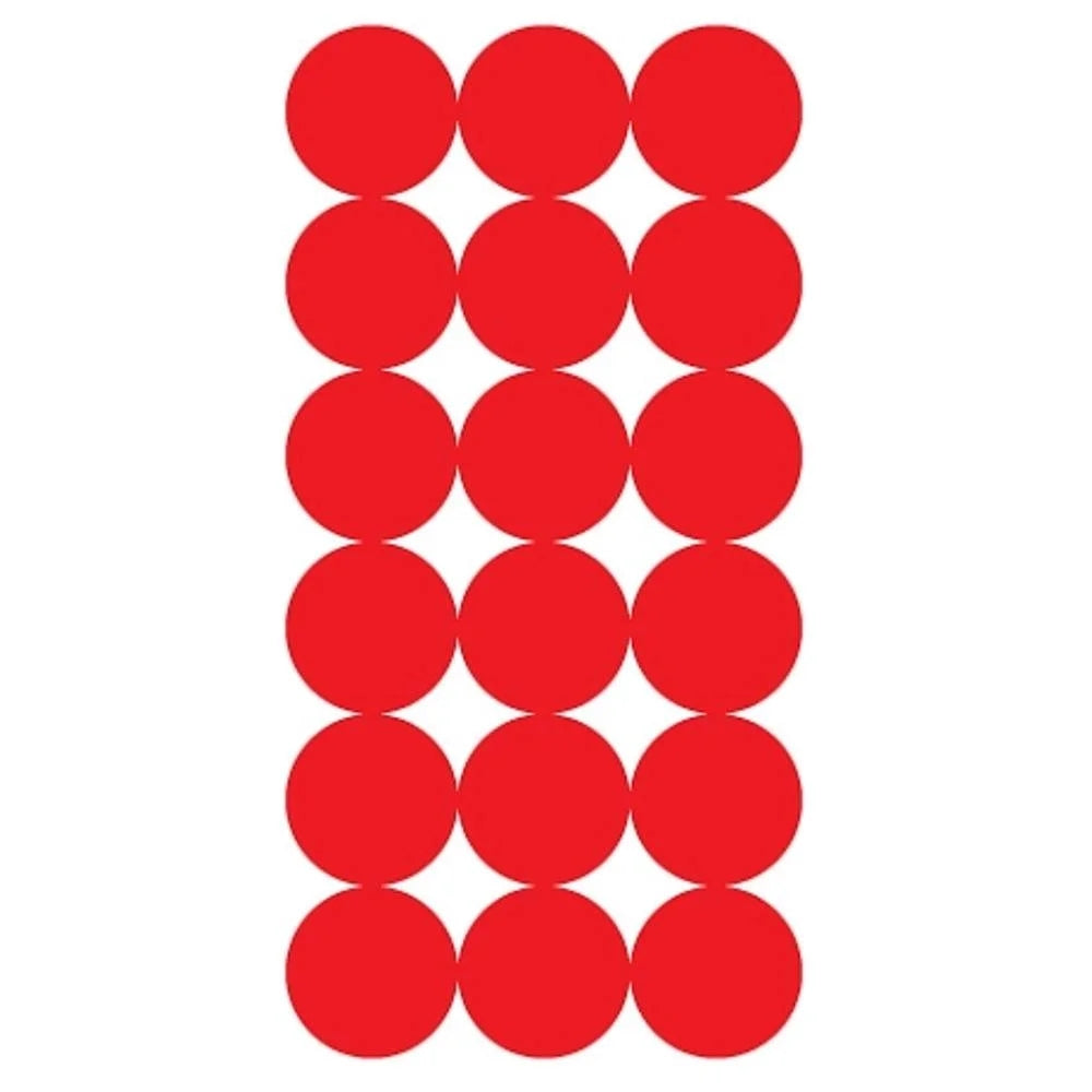 Pro-Shot P432M SplatterShot Repair Pasters Self-Adhesive Red