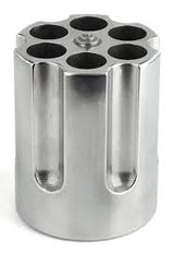 Caliber Gourmet CBG1007 Caliber Gourmet Cylinder Pen Holder Silver Aluminum 3.25