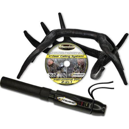 Extinguisher Deer Call (Black) & Black Rack Combo