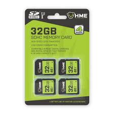 HME 32 GB SD Card, 4 Pack