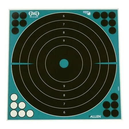 Girls with Guns Splash Adhesive 12 in. Bullseye Target by Allen