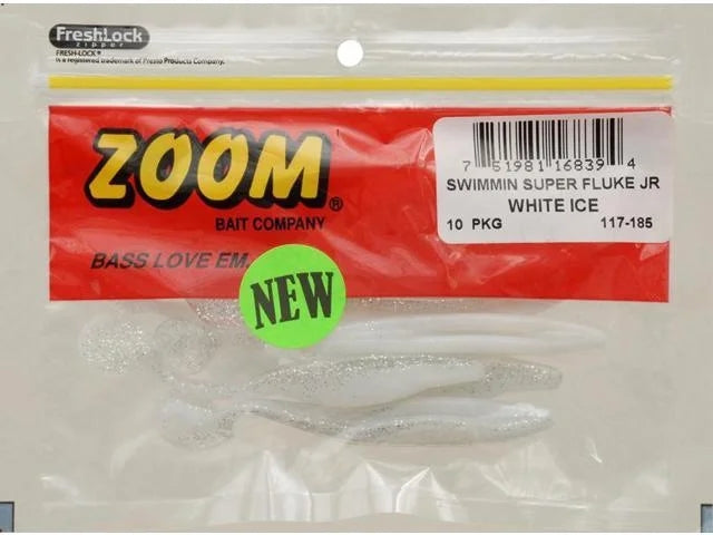 Zoom Swimmin Super Fluke JR Twitch Baits