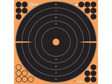 EZ Aim Splash Bullseye Paper Shooting Targets Square 10-Pack