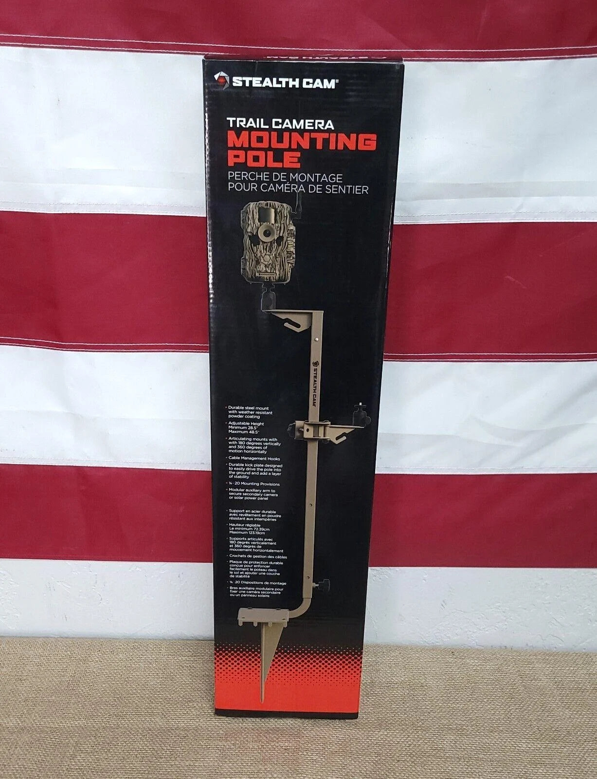 Stealth Cam Trail Camera/Solar Pack Mounting Post